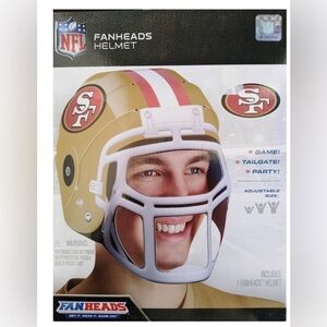 FANHEADS HELMET, San Francisco - 49's, NFL producto oficial, adjustable